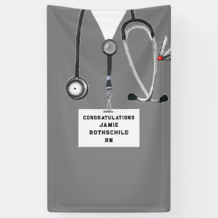 Abschluss der Krankenpflege Banner
