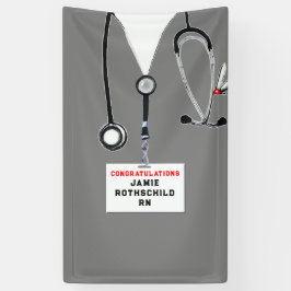 Abschluss der Krankenpflege Banner