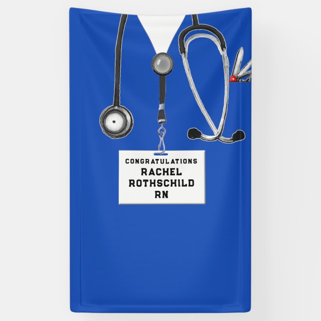 Abschluss der Krankenpflege Banner (Vertikal)