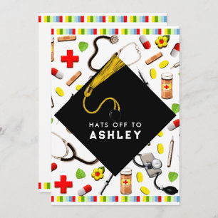 Abschluss der Krankenpflege Einladung