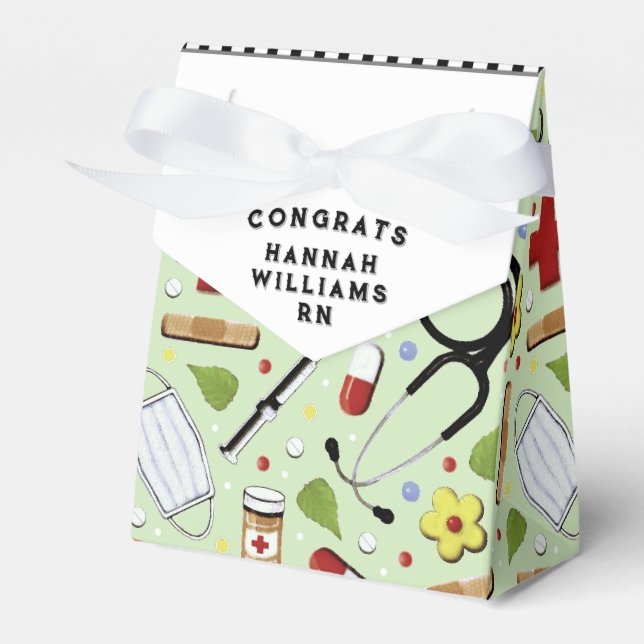 Abschluss der Krankenpflege Geschenkschachtel (Vorderseite)