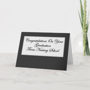 Abschluss der Krankenpflege Karte