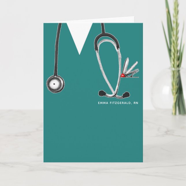 Abschluss der Krankenpflege Karte (Vorderseite)