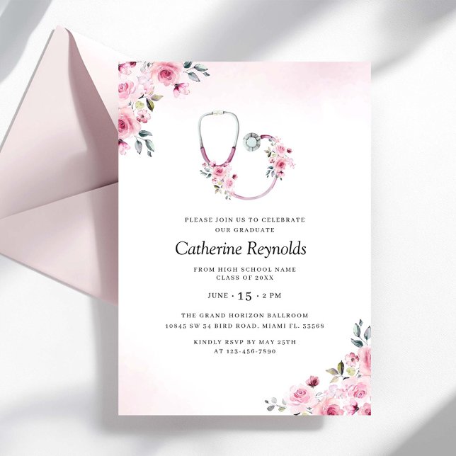 Abschluss der Krankenpflegerschule Einladung (Von Creator hochgeladen)