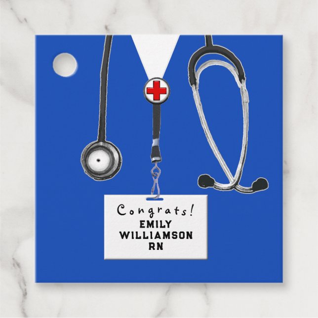 Abschluss der Krankenpflegerschule Geschenkanhänger (Vorderseite)