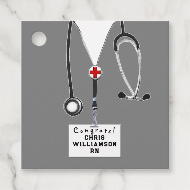 Abschluss der Krankenpflegerschule Geschenkanhänger (Vorderseite)