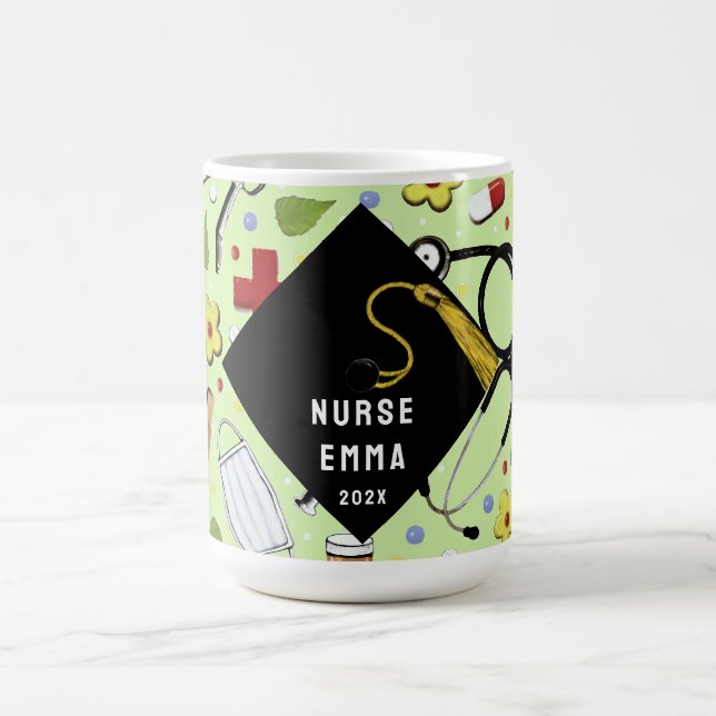 Abschluss der Krankenversicherung 2025 Kaffeetasse (Mittel)