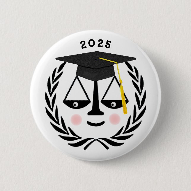 Abschluss der Kreativrechtsschule 2025 Button (Vorderseite)