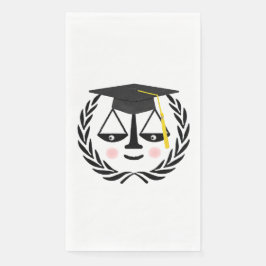 Abschluss der Kreativrechtsschule Serviette