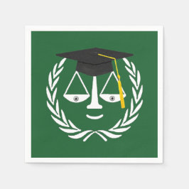 Abschluss der Kreativrechtsschule Serviette