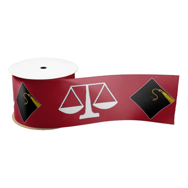 Abschluss der Law School Satin Ribbon Satinband (Spule)