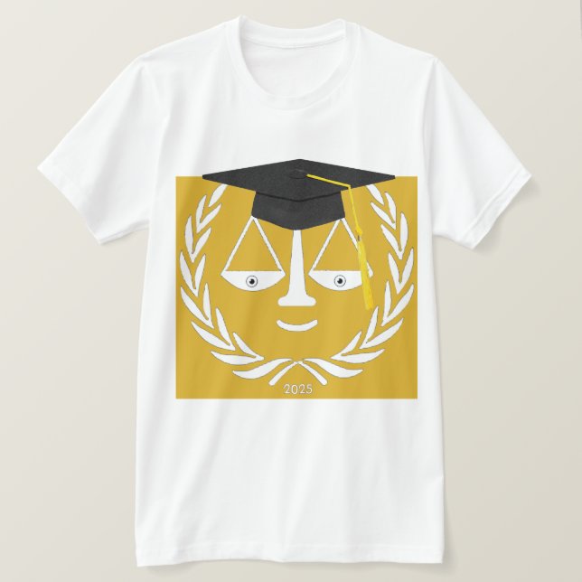 Abschluss der Law School T-Shirt (Design vorne)