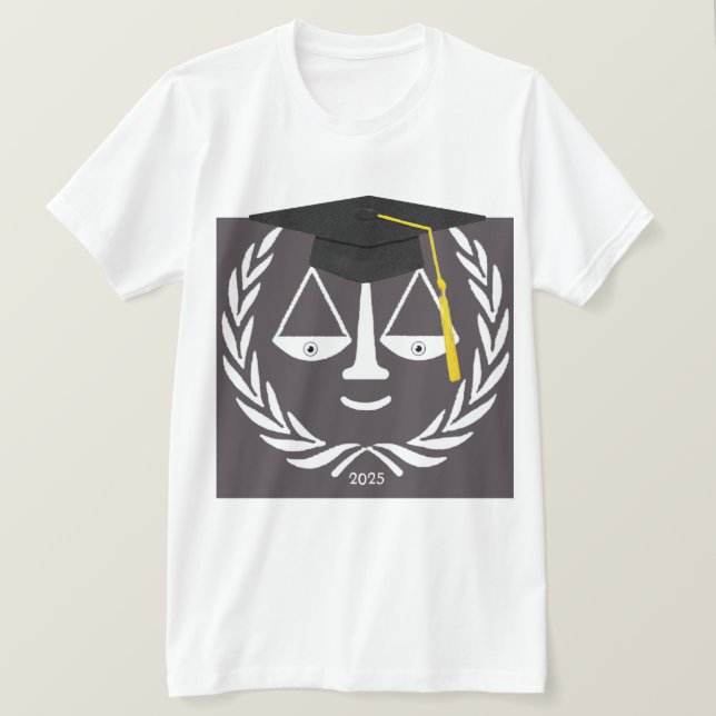 Abschluss der Law School T-Shirt (Design vorne)