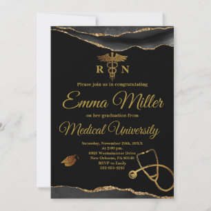 Abschluss der Medizinischen Universität Schwarz un Einladung