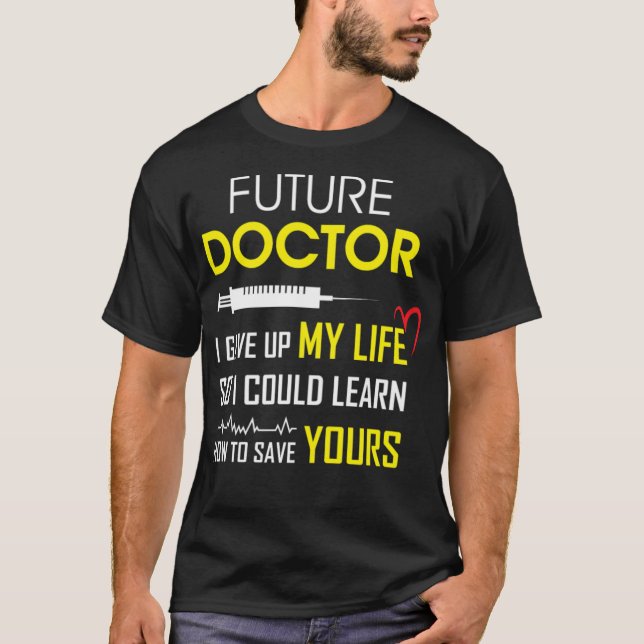 Abschluss der Medizinschule Gaben Krankenschwester T-Shirt (Vorderseite)