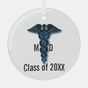 Abschluss der Medizinschule Ornament Aus Glas
