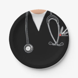 Abschluss der Medizinschule Pappteller