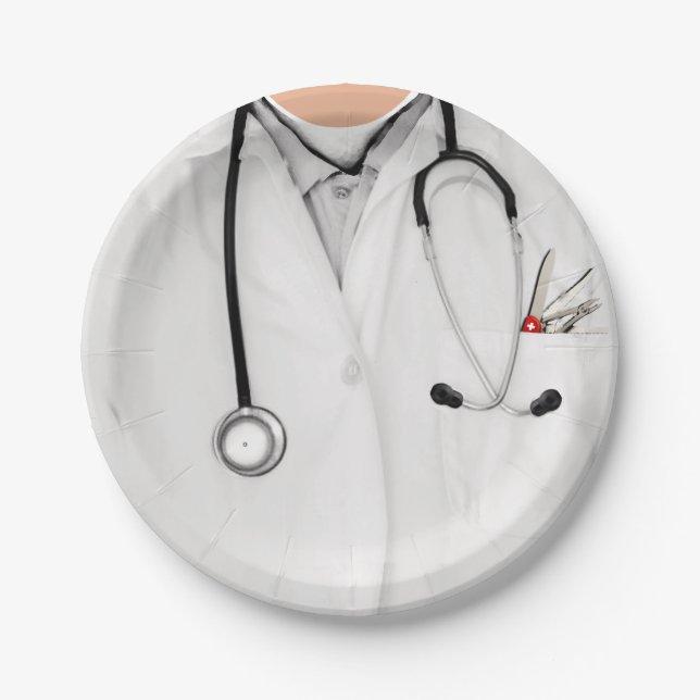 Abschluss der Medizinschule Pappteller (Vorderseite)