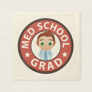 Abschluss der Medizinschule Serviette