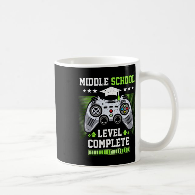 Abschluss der Mittelschule Abschluss Cl 2025 Ga Kaffeetasse (Rechts)