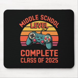 Abschluss der Mittelschule Cl von 2025 Gamer Stil Mousepad