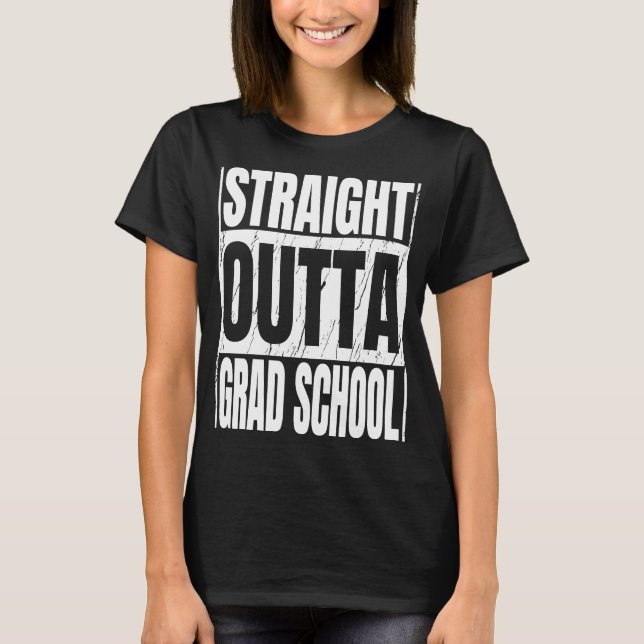 Abschluss der Outta Grad School Kids Boys Gi T-Shirt (Vorderseite)