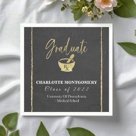 Abschluss der Pharmazie Serviette