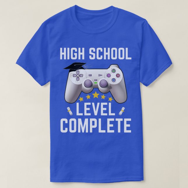 Abschluss der Schulklasse 2022 T-Shirt (Design vorne)