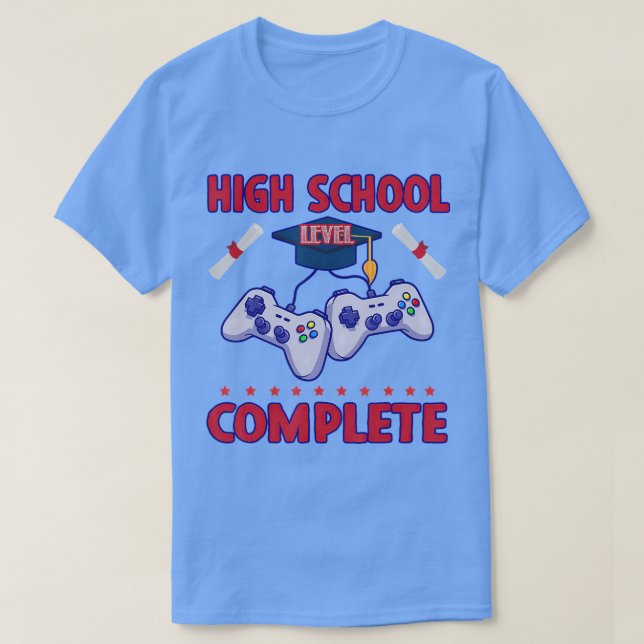 Abschluss der Schulklasse 2022 T-Shirt (Design vorne)