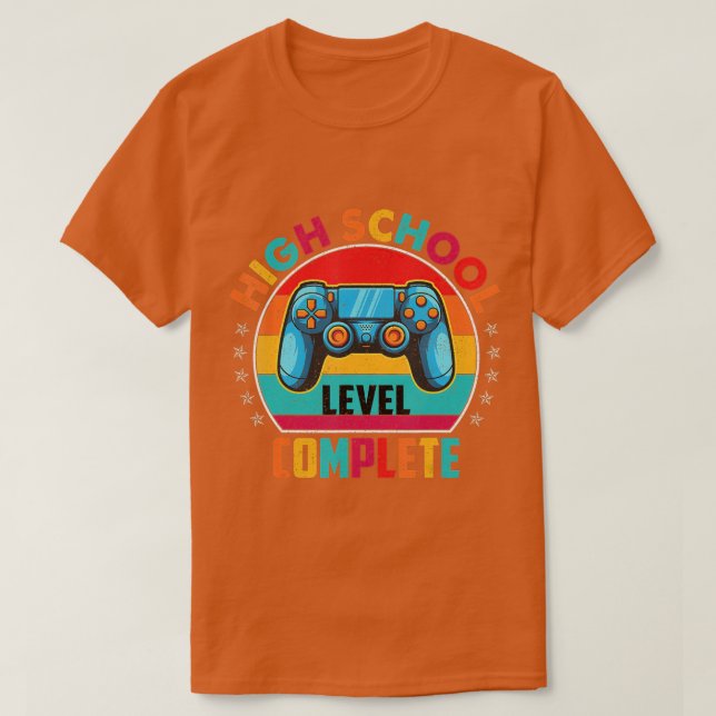 Abschluss der Schulklasse 2022 T-Shirt (Design vorne)