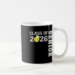 Abschluss der Senior Softballspielerin der Klasse Kaffeetasse