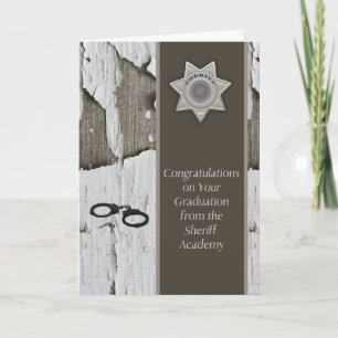 Abschluss der Sheriff Academy Karte