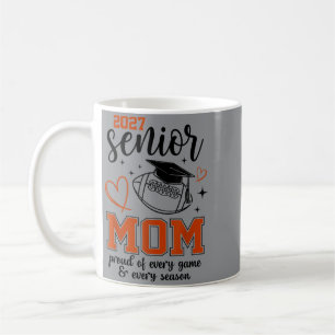 Abschluss der stolzen Familie der Football-Mama de Kaffeetasse