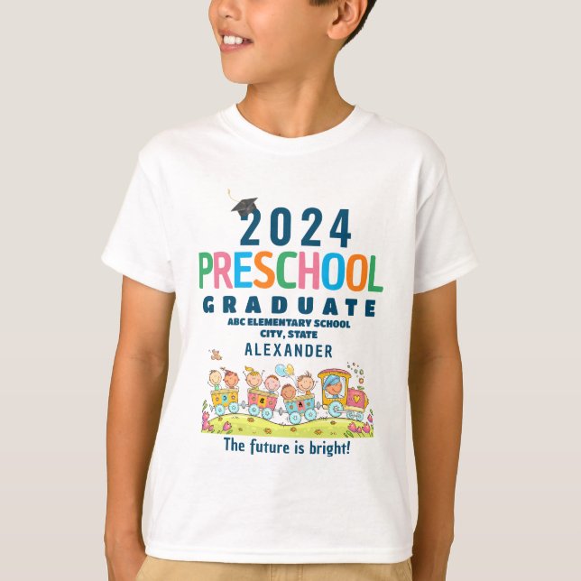 Abschluss der Vorschulstufe T-Shirt (Vorderseite)