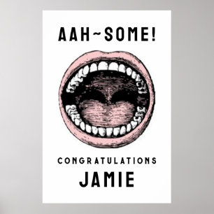 Abschluss der Zahnarztschule Poster