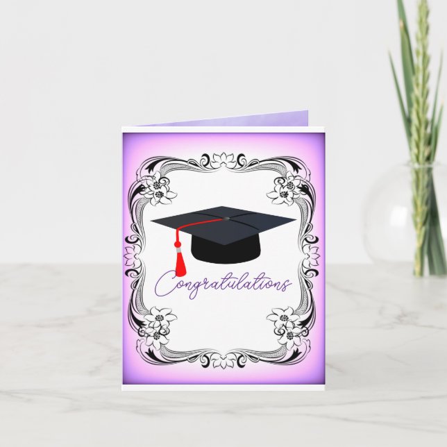 Abschluss des Abschlusses Karte (Vorderseite)