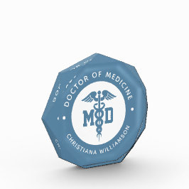 Abschluss des Arztes für Medizin Fotoblock