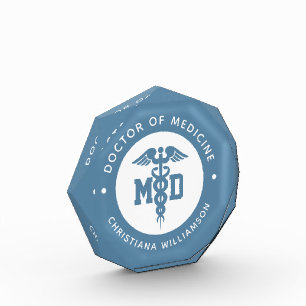 Abschluss des Arztes für Medizin Fotoblock