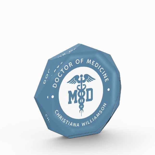 Abschluss des Arztes für Medizin Fotoblock (Links)