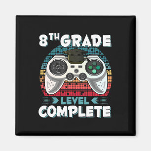 Abschluss des Gamers der achten Klasse Magnet