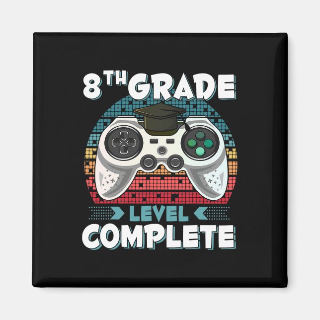 Abschluss des Gamers der achten Klasse Magnet (Vorne)