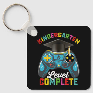 Abschluss des Kindergartenniveaus Gaming Schlüsselanhänger