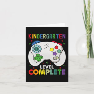 Abschluss des letzten Schultages Karte