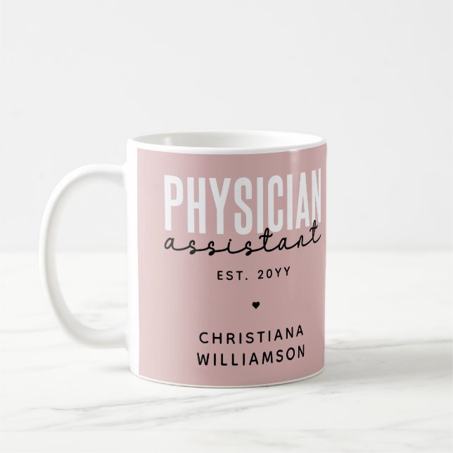 Abschluss des personalisierten Arztes Kaffeetasse (Links)
