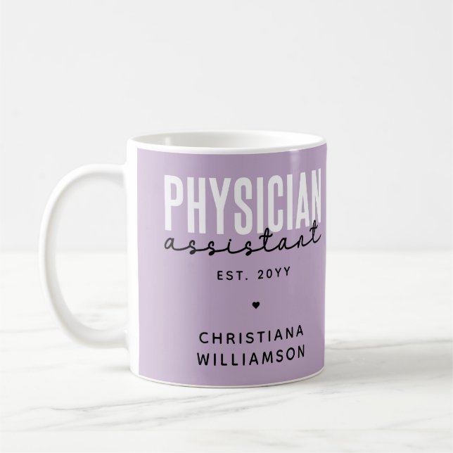 Abschluss des personalisierten Arztes Kaffeetasse (Links)