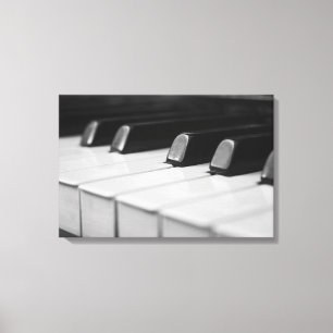 Abschluss des Piano-Makros Leinwanddruck