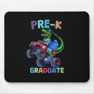 Abschluss des Vorkindergartens Monstertruck Dinosa Mousepad