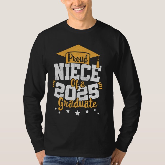 Abschluss eines Abschlusses 2025 in Abitur-Klasse T-Shirt (Vorderseite)