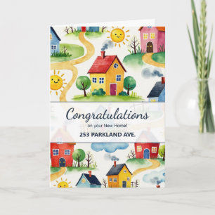 Abschluss eines neuen Hauses von Realtor Cute Patt Karte