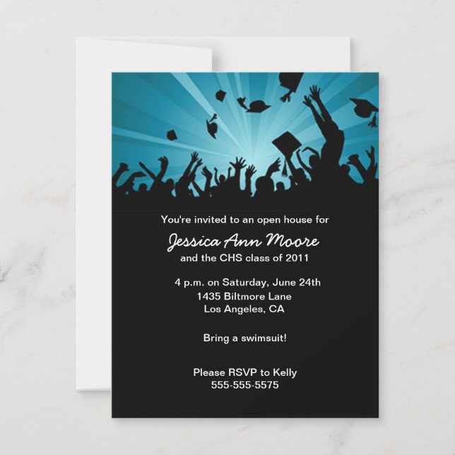 Abschluss Einladung (Vorderseite)